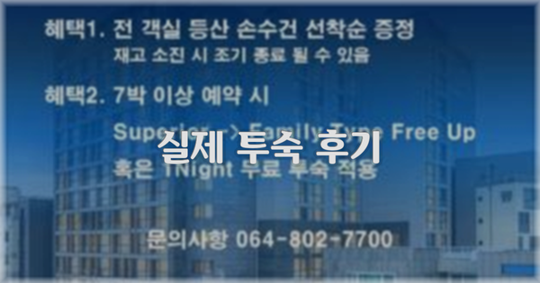 💬 실제 투숙 후기