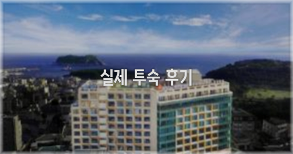 💬 실제 투숙 후기