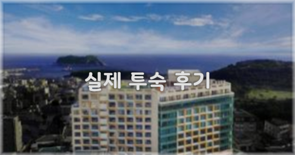 💬 실제 투숙 후기