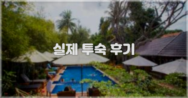 💬 실제 투숙 후기