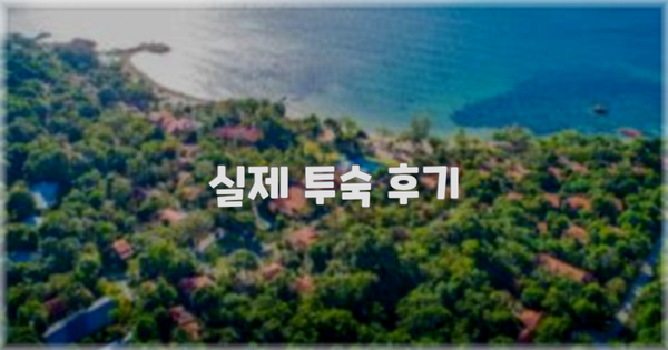 💬 실제 투숙 후기