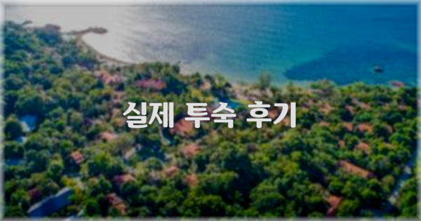 💬 실제 투숙 후기