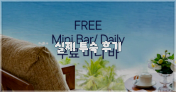 💬 실제 투숙 후기