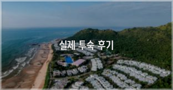 💬 실제 투숙 후기