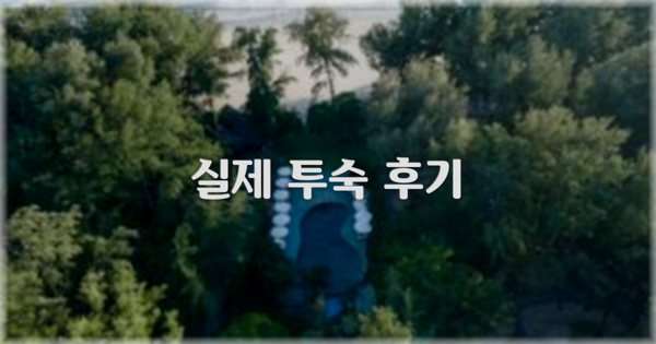 💬 실제 투숙 후기