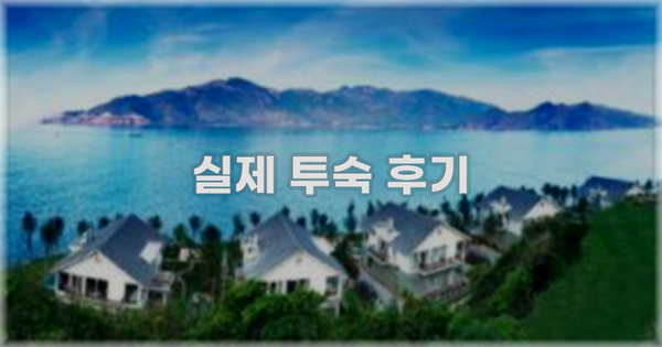 💬 실제 투숙 후기