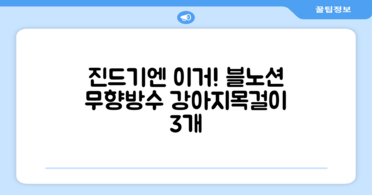블노션 무향방수 강아지진드기목걸이, 3개, 1L, KS3스몰그레이 추천 리뷰
