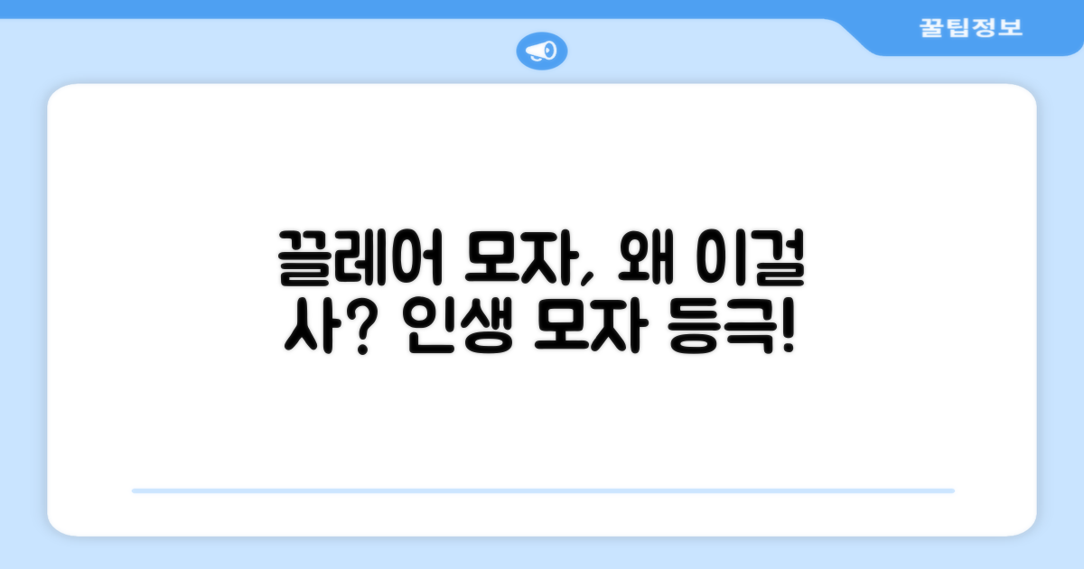 올끌레어 모자, 왜 추천할까?