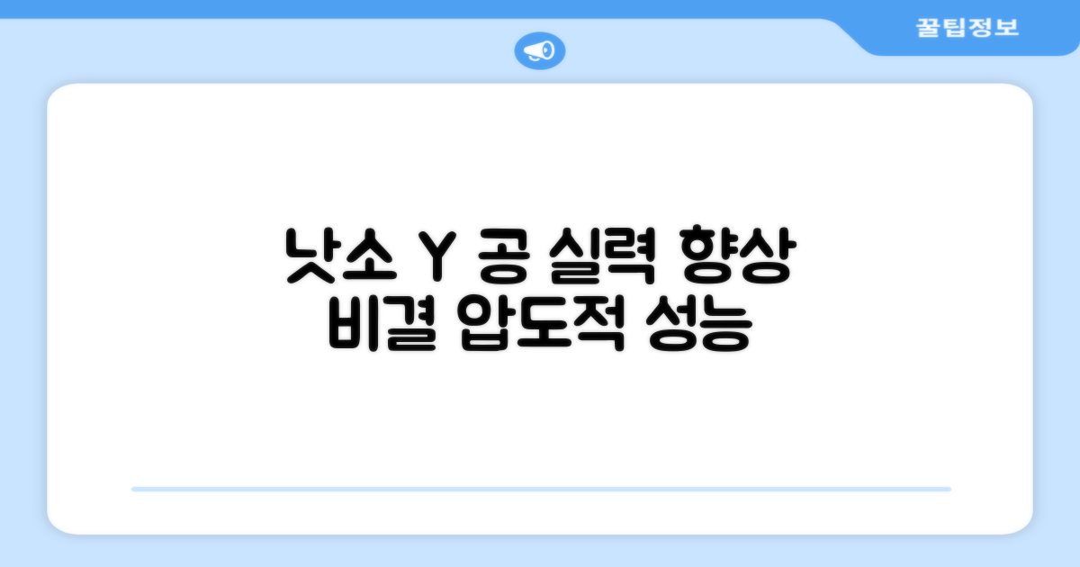 낫소 Y 공, 당신의 실력 향상 비결