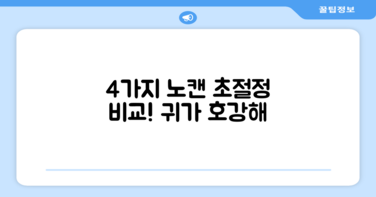 4가지 노이즈 캔슬링