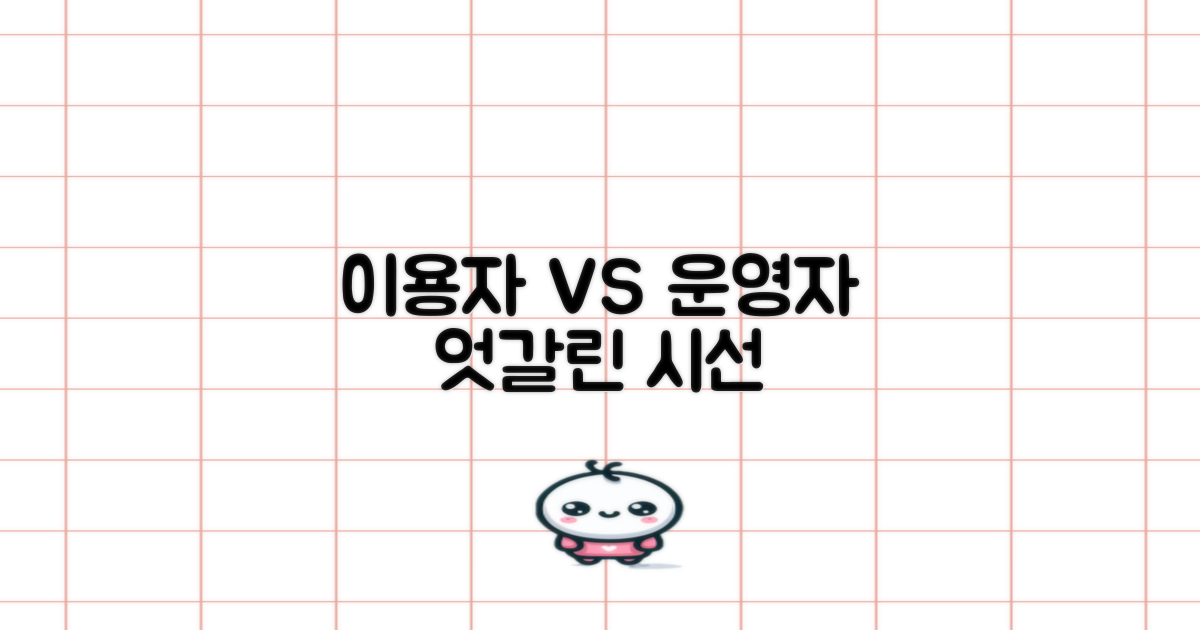 이용자 vs 운영자 시각