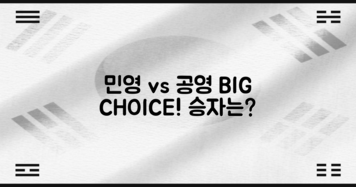 민영 vs 공영, 어떤 선택?