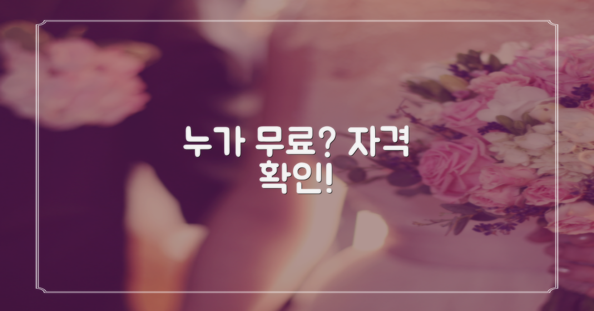 누가 무료? 자격 요건 확인!