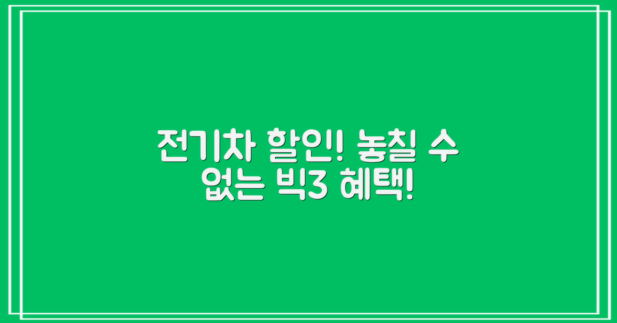 전기차 등 3대 할인 혜택!