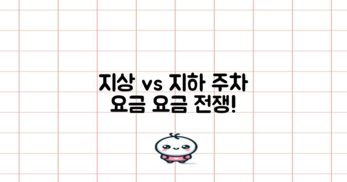 지상 vs. 지하 주차 요금