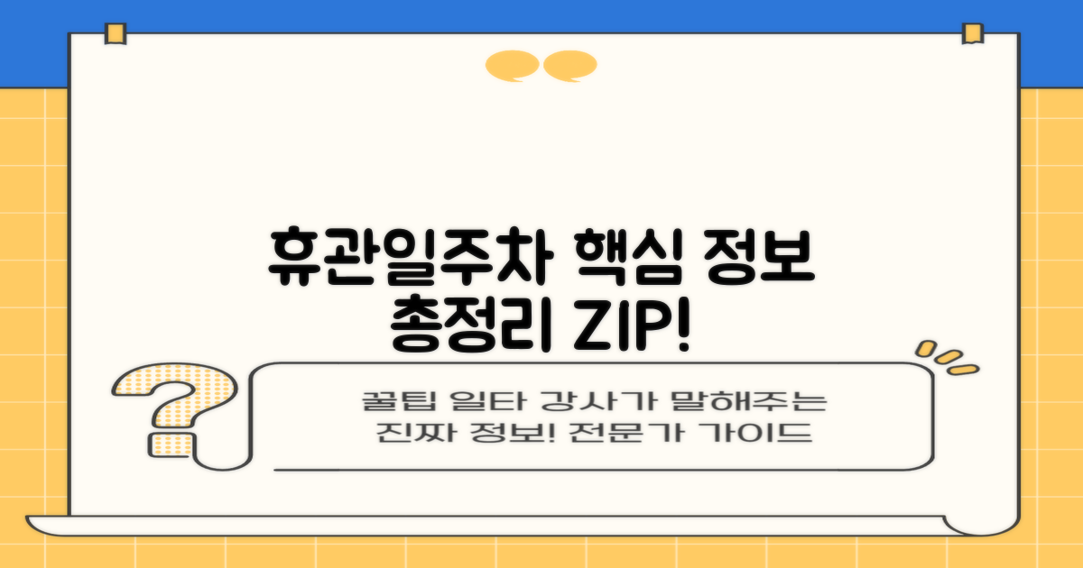 휴관일, 주차 정보 총정리