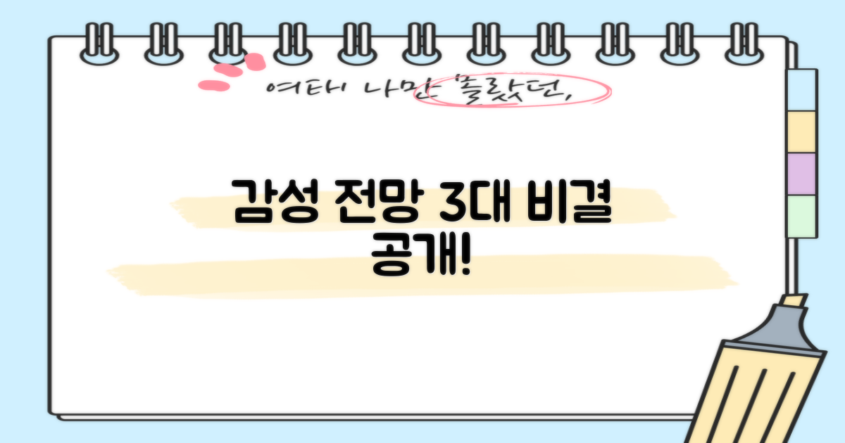 감성 전망 3대 비결